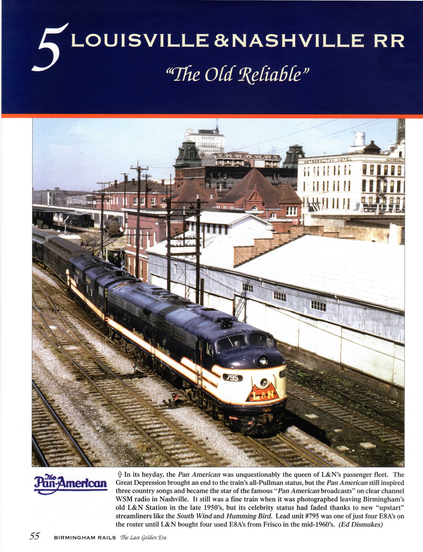 BIRMINGHAM RAILS: The Last Golden Era, from World War II to Amtrak (Softcover Reprint)